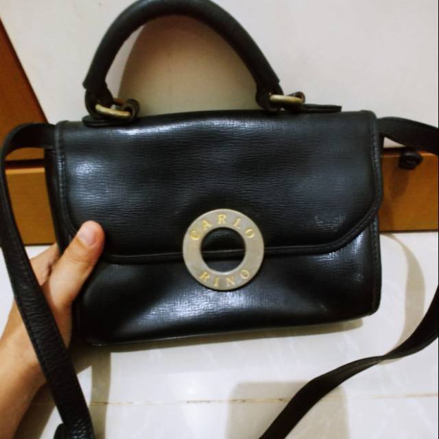Carlo rino original preloved. Kulit asli