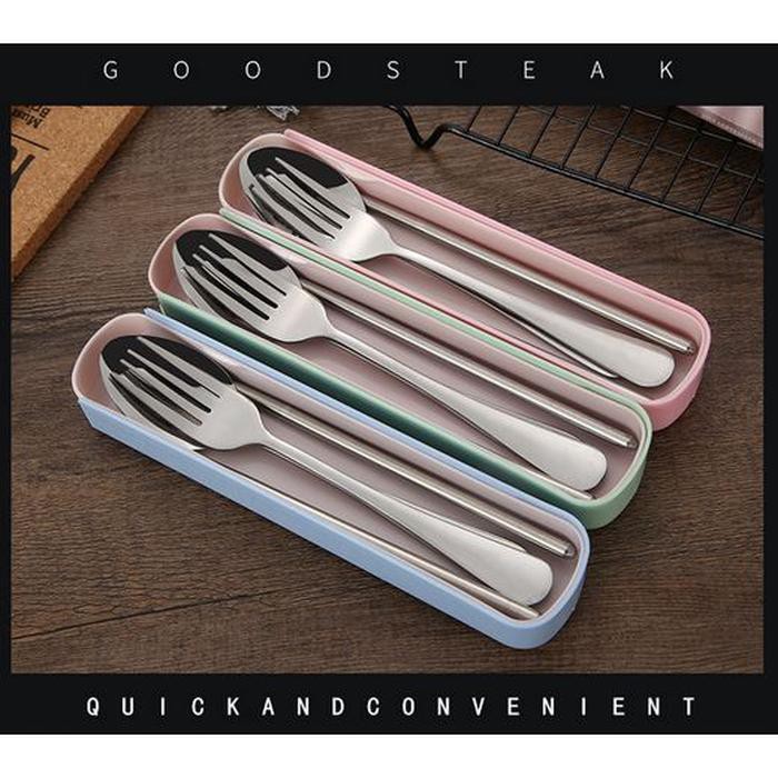 Sendok Set Stainless steel sendok garpu alat makan set