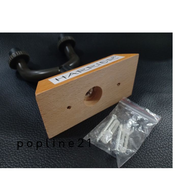 Gantungan Gitar Dasar Kayu / Wood Base Guitar Hanger HARRIER