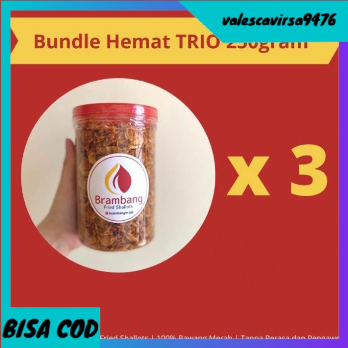 

⭐BISA COD⭐ BRAMBANG Bundle Hemat TRIO 250 gram