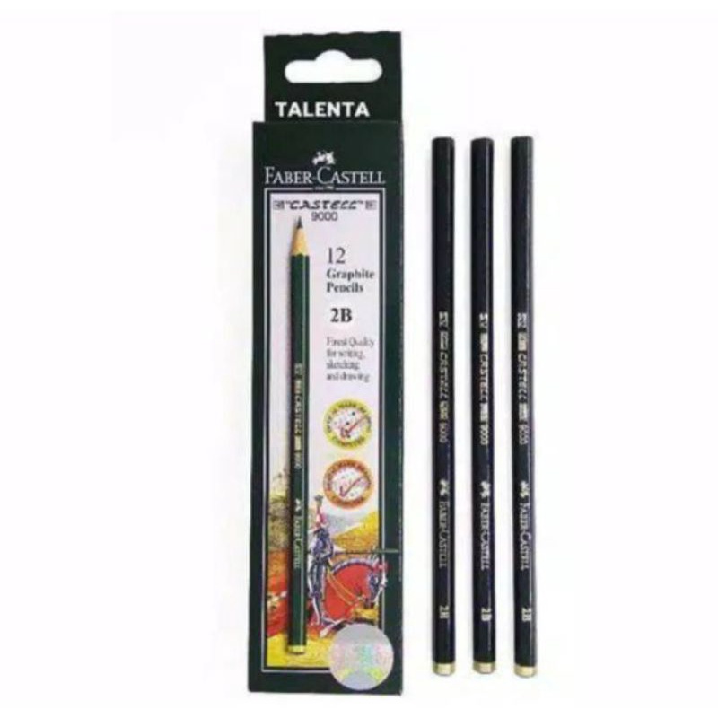 Pensil 2B Faber-Castell Isi 12 Pcs