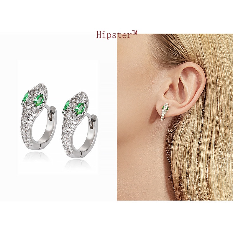 Anting Tusuk Sterling Silver 925 Elegan Untuk Wanita