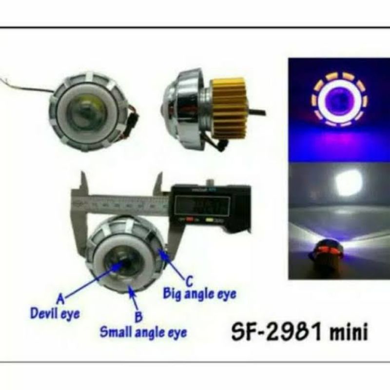 lampu projie bulan mini Led Ac/DC