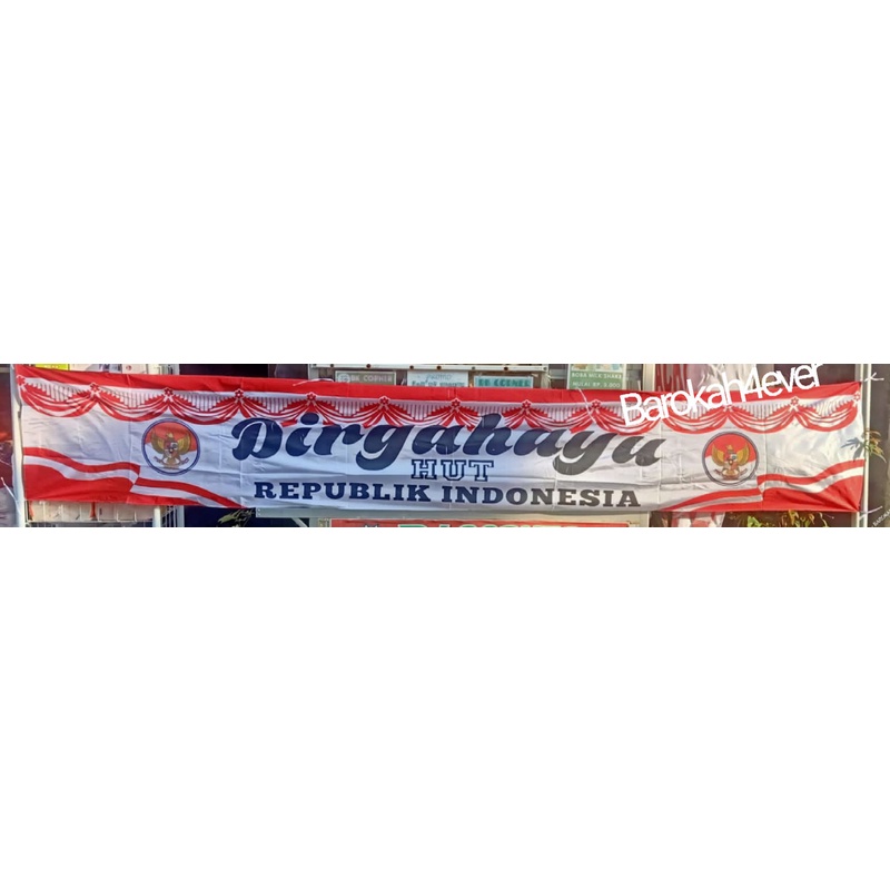 Background Bendera Resplang Dirgahayu 3 meter