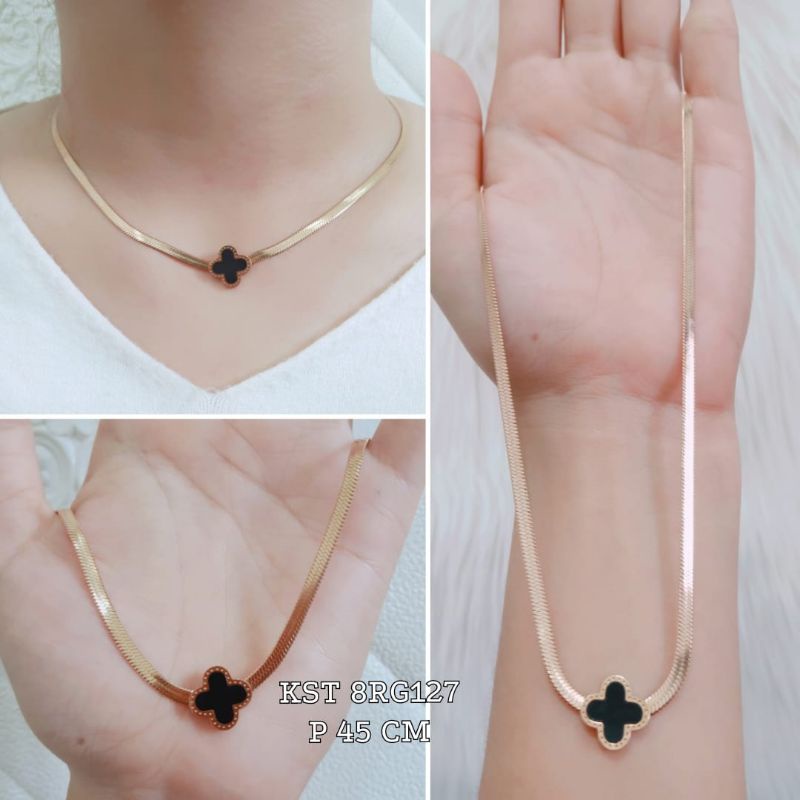 KALUNG WANITA TITANIUM BLINK KALUNG TITANIUM KEKINIAN DAN FASHION