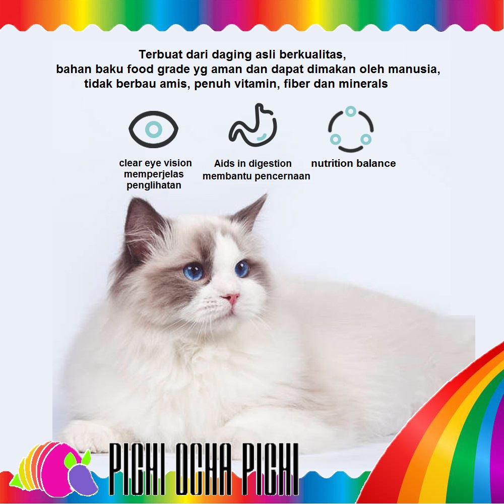 Cat Snack Treat Wet Food Pasta 15g Cemilan kucing by Peien