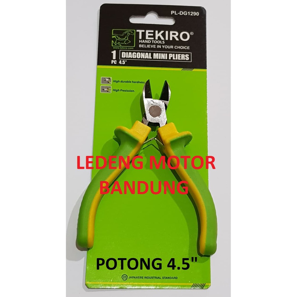 Tang Potong Tekiro 4.5 inci Gunting Nipper Tajam Diagonal Pliers 4.5&quot;