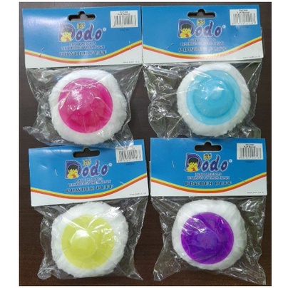 Dodo| Reliable| Ninio| Tepukan Bedak Puff | Handle Bayi | Puff Bedak Kiddy |Tepukan Bedak Bayi Kiddy Lembut| Puff Pita dan Pegangan