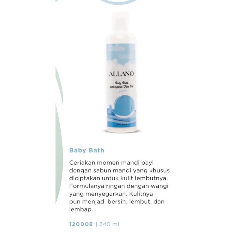 Allano Baby Bath 240ml