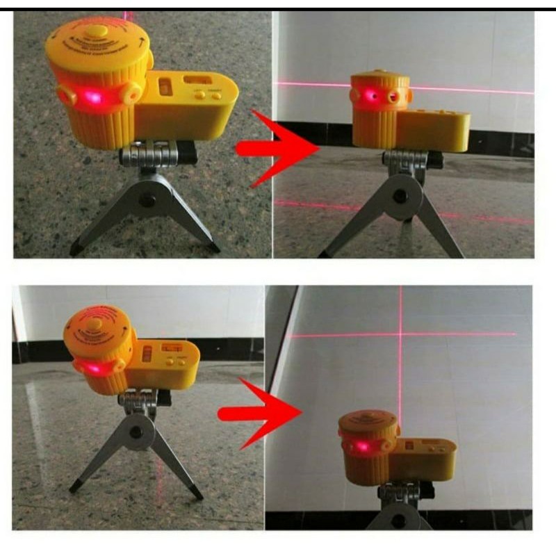 waterpass laser multifungsi / laser sudut waterpass + baterai & tripod / waterpass laser tripod stan