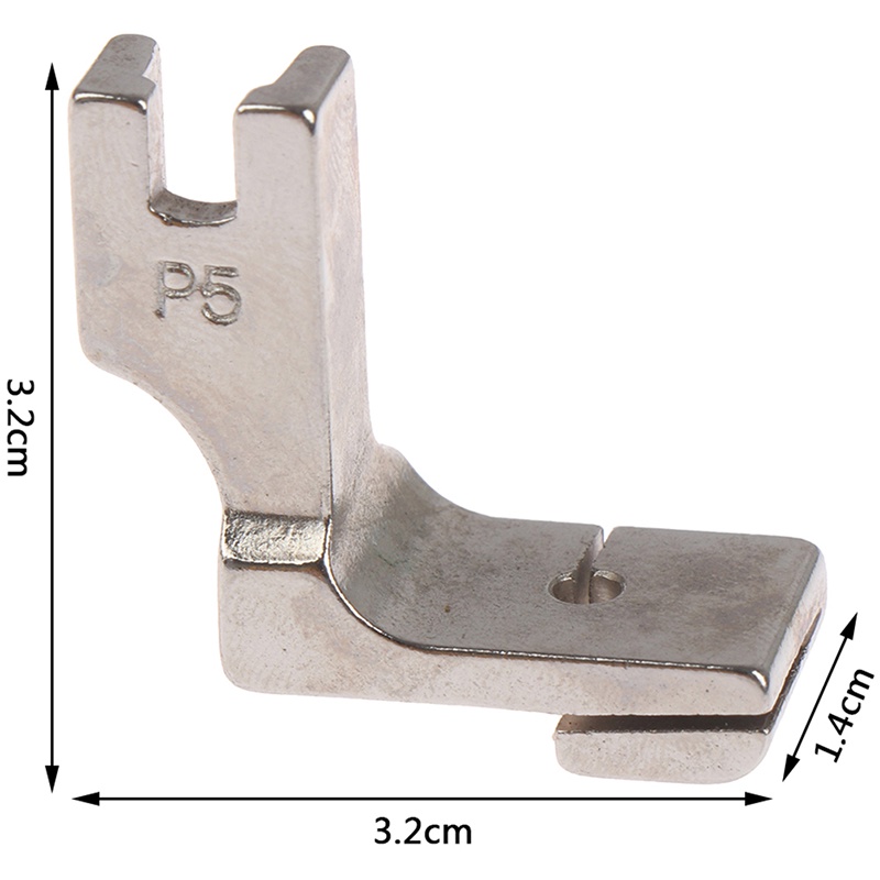 (Happy) P5 Presser Foot Lipit Shirring Pleating Untuk Mesin Jahit Industri