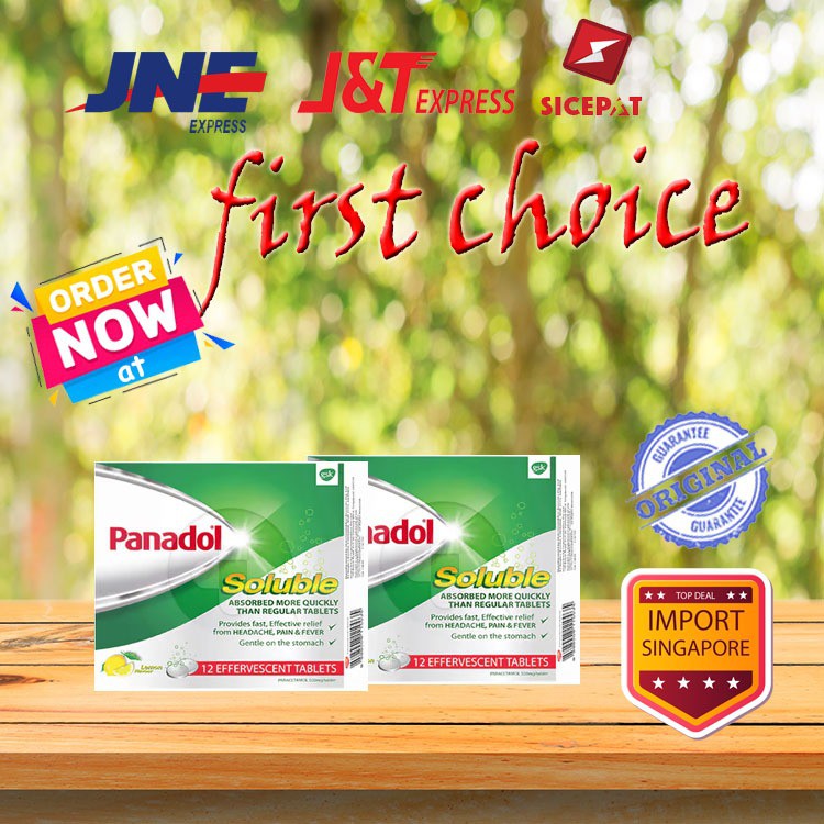 PANADOL SOLUBLE untuk sakit kepala, nyeri dan demam Singapore