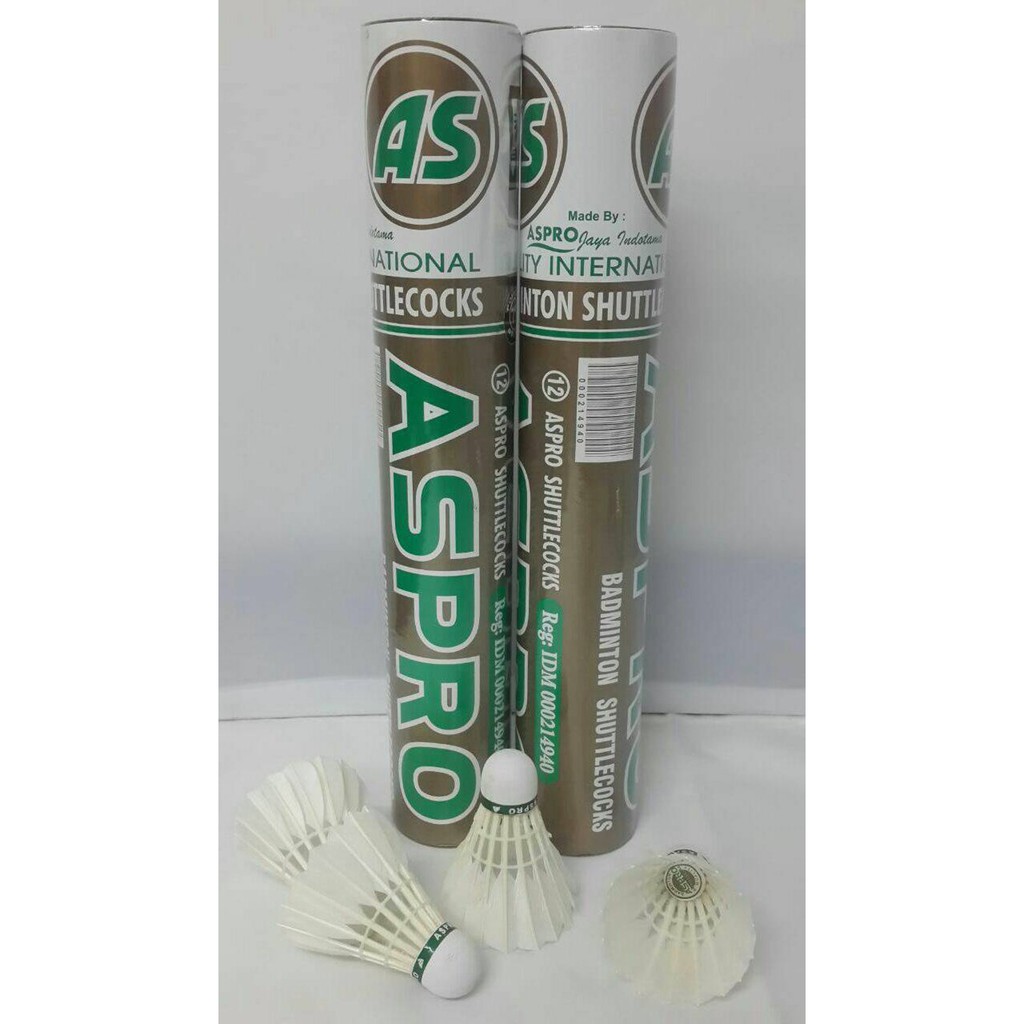 Spesial  Shuttlecock Kok Badminton ASPRO HIJAU   ASPRO GREEN