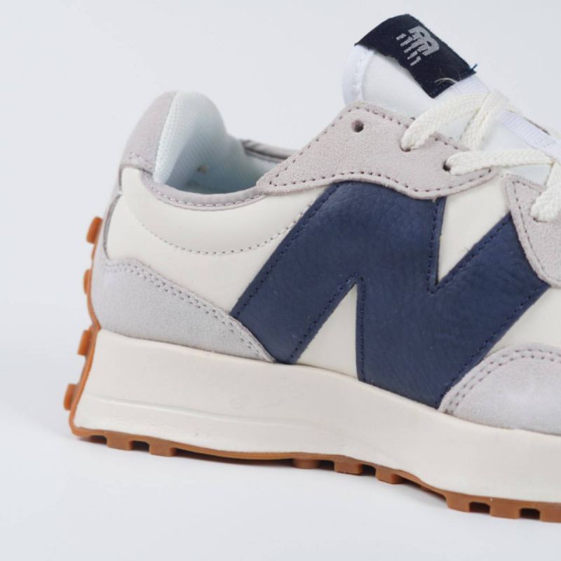 New Balance 327 White Navy