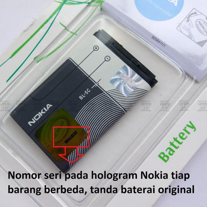 Batre / Baterai / Batrai / Battery Nokia Bl-5C / Bl5C Nokia 1280 Ori F2B4