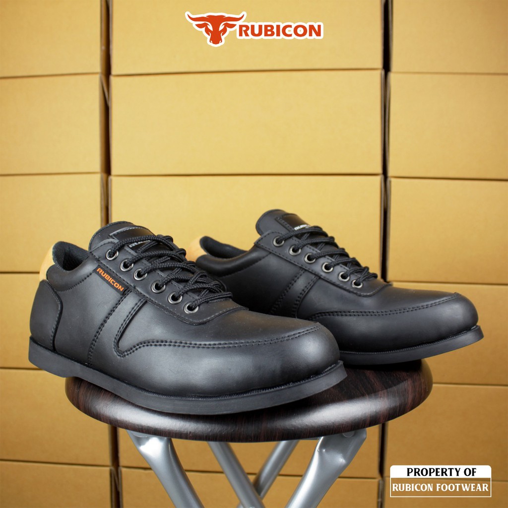 SEPATU OXFORD RUBICON BASE COKLAT SEPATU CLASIK ACARA FORMAL KANTORAN KULIT SINTETIS PREMIUM QUALITY