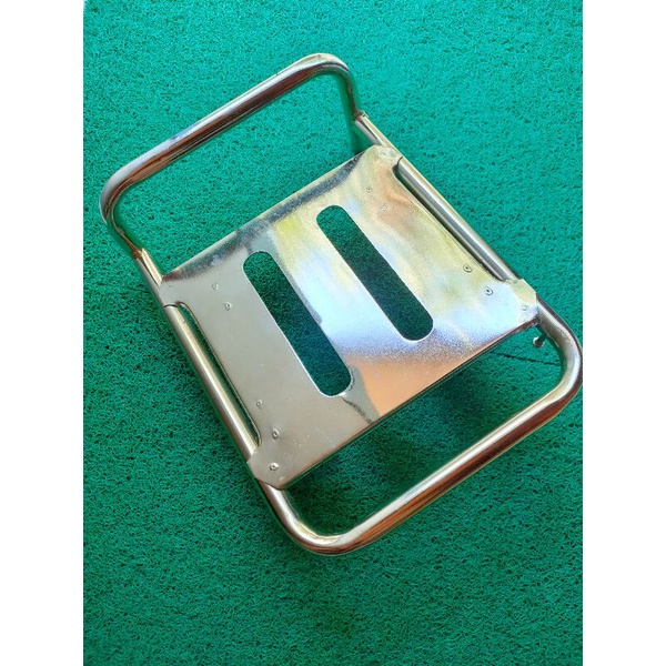 PANGKON JOK PISAH/DUDUKAN JOK MOTOR JOK PISAH BAHAN BESI TEBAL CROM.