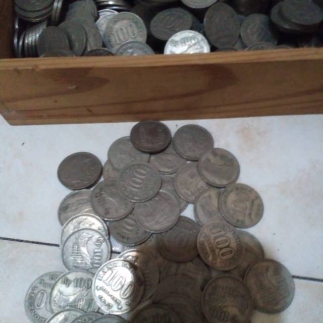 koin 100rupiah th 1973