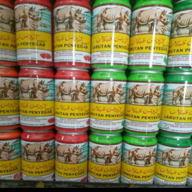 

Larutan kaleng cap badak varian rasa per dus isi 24 kaleng