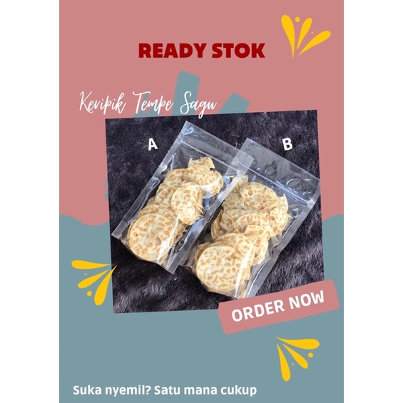 

KERIPIK TEMPE SAGU | Renyah empuk
