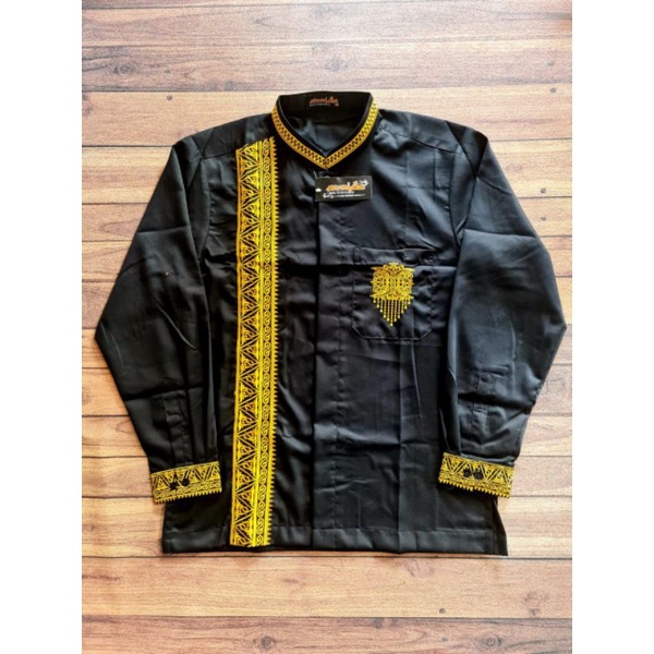 baju Koko bordir khas Gayo | baju muslim bordir khas Gayo aceh