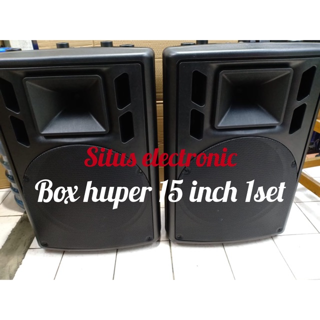 Box kosong 15 inch model huper box huper 15 inch