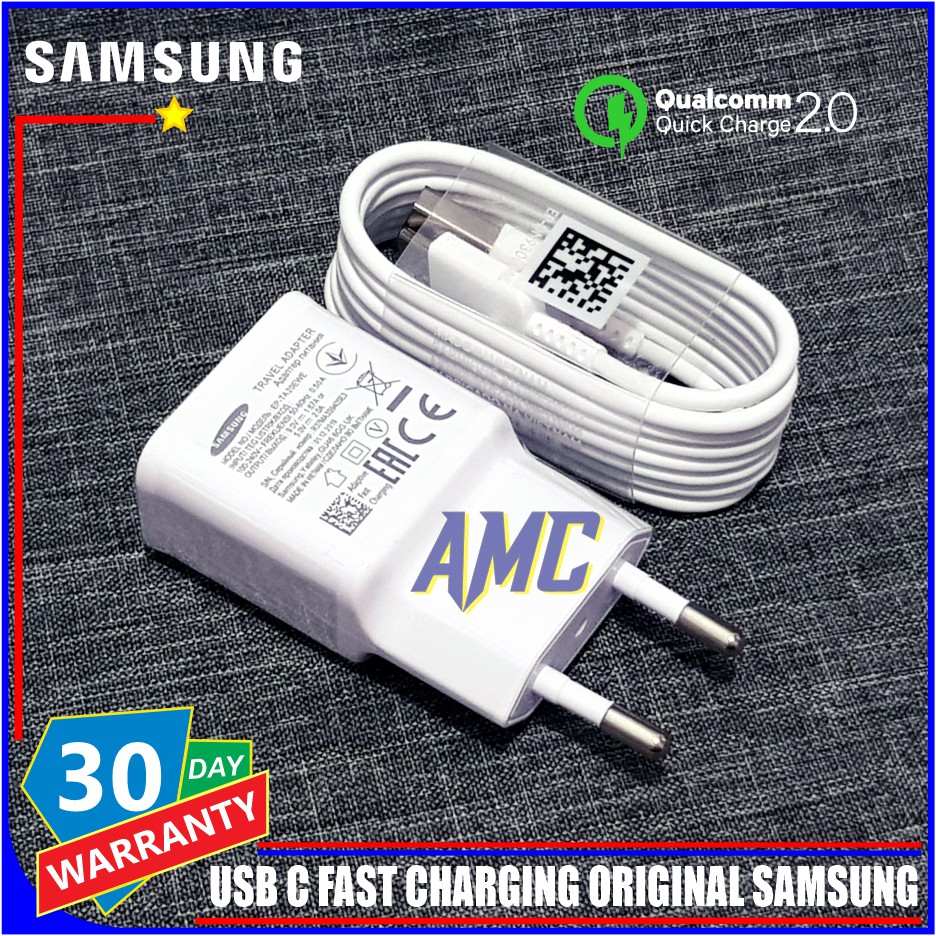 Charger Samsung A8 A8+ 2018 ORIGINAL 100% Fast Charging USB C | Shopee