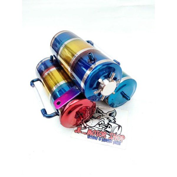 Botol Oli Samping Pelangi - Botol Air Radiator Tabung Oli Samping Rainbow Ninja R RR Satria Rxking