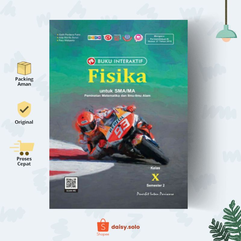 INTAN PARIWARA LKS BUKU PR INTERAKTIF KELAS 10 FISIKA PEMINATAN SEMESTER 2 DAN 1