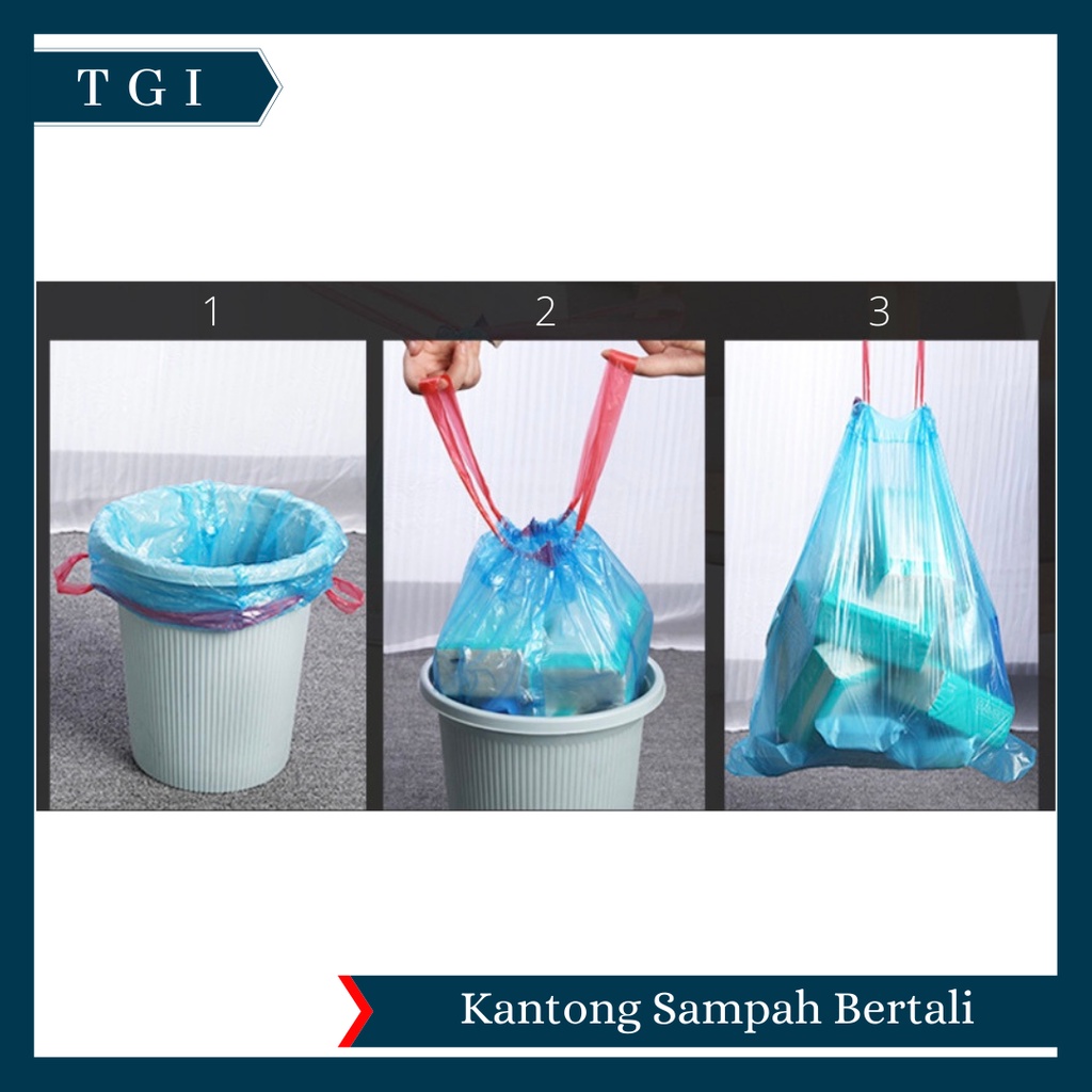 TGI - KANTONG PLASTIK SAMPAH GULUNGAN ROLL KANTONG SAMPAH SERBAGUNA DISPOSABLE GARBAGE