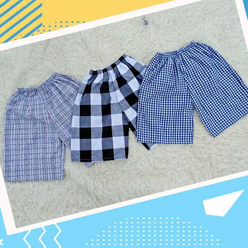 Celana Pendek Anak Cewek dan Anak Cowok Size S-XXL Motif dan Polos Bisa COD