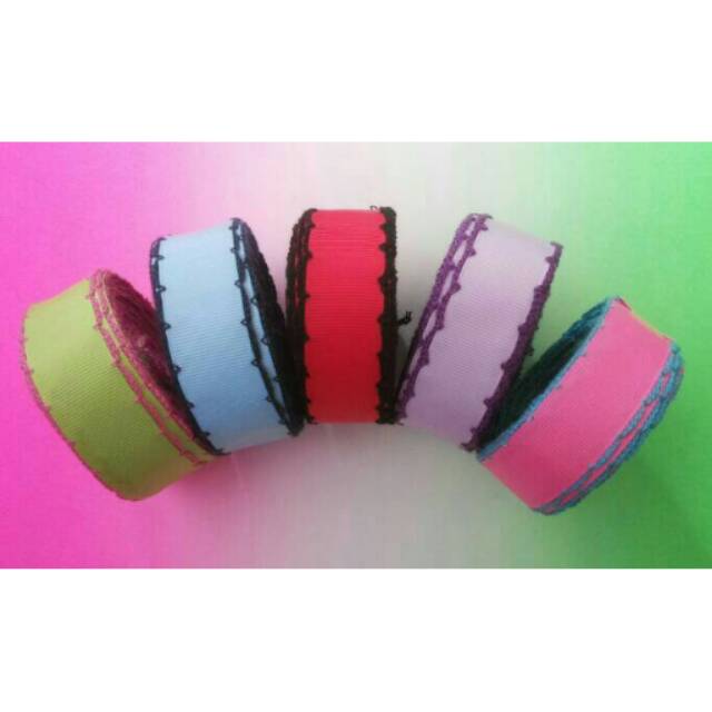 

Pita grosgrain 1" tepi rajut