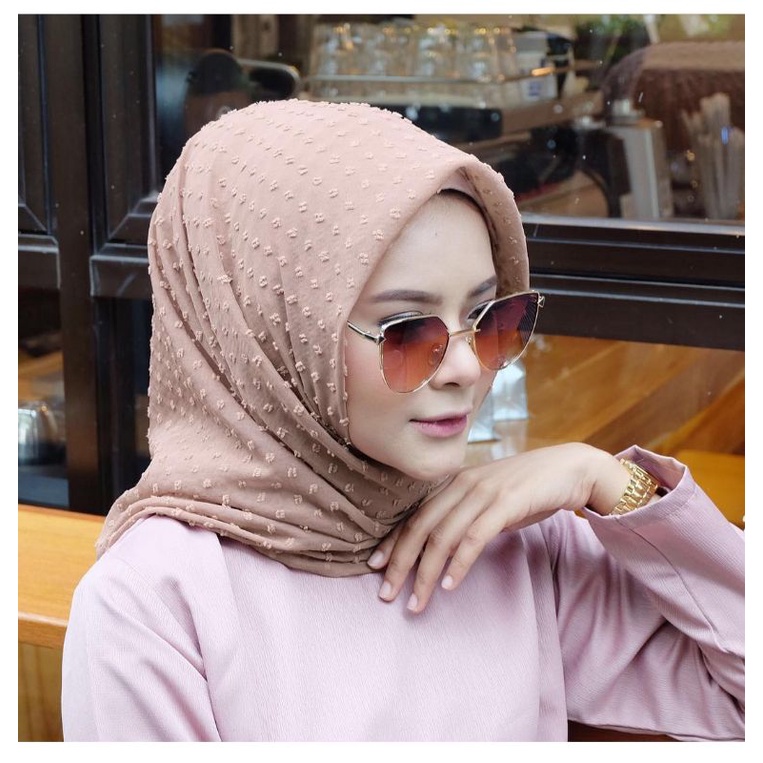 preloved hijab segi empat Rubiah By vanilla Hijab