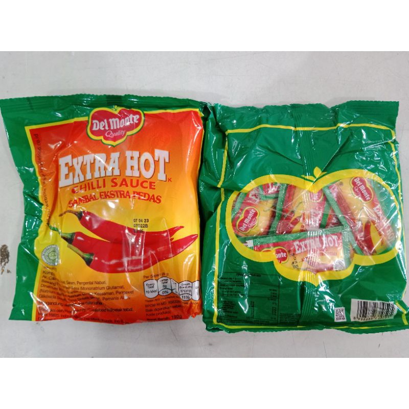 

saus sambal Extra Hot saset 8 gram