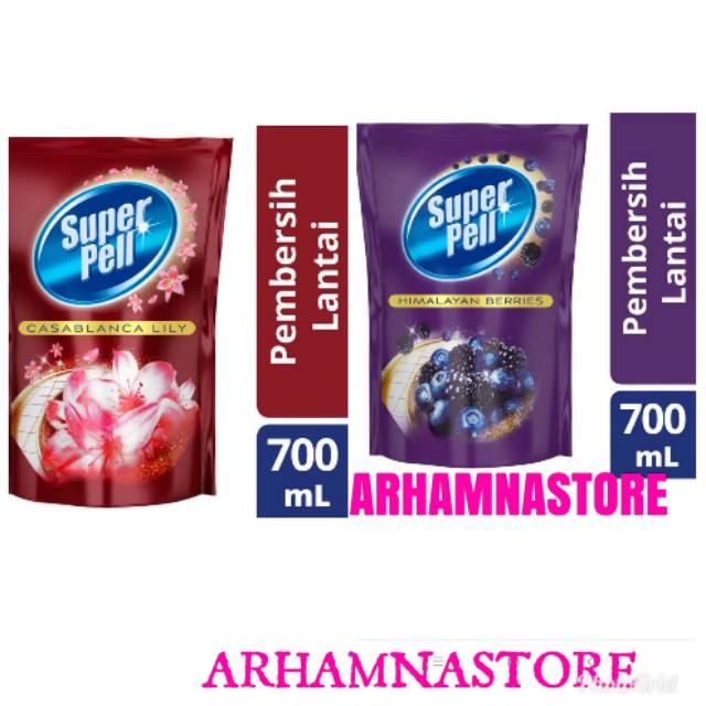 Superpell Pembersih Lantai Casablanca Lily/Himalayan Berries 700ml