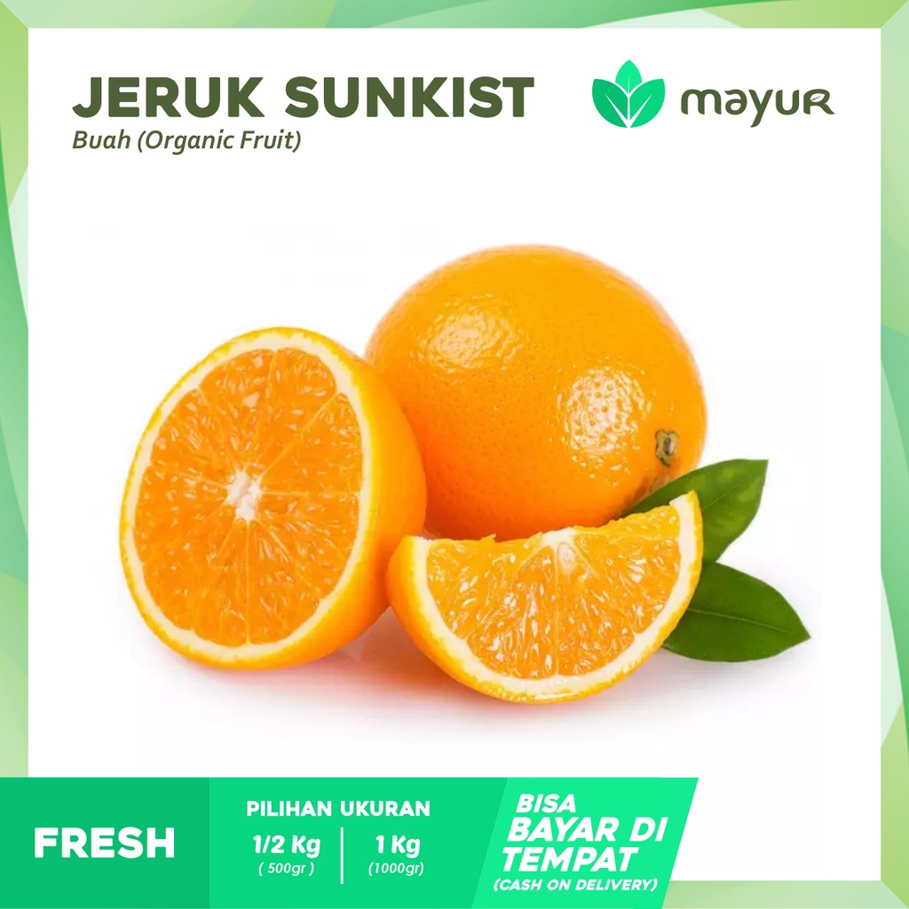 

Jeruk Sunkist ( 1/2kg | 1kg )