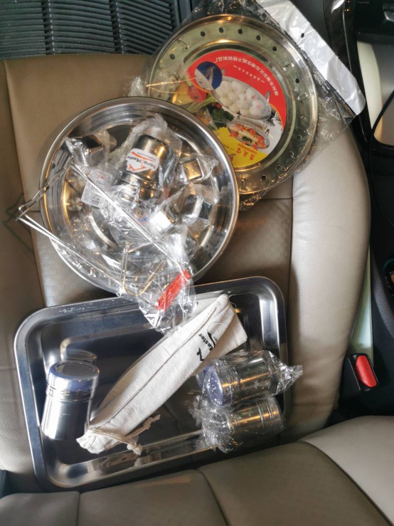 Homemaster Piring Stainless Multifungsi Ekonomis 0.3 Mm 22 Cm Model C Plate03c22