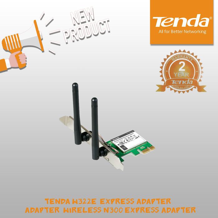 Tenda W322E Wireless N300 Express Adapter