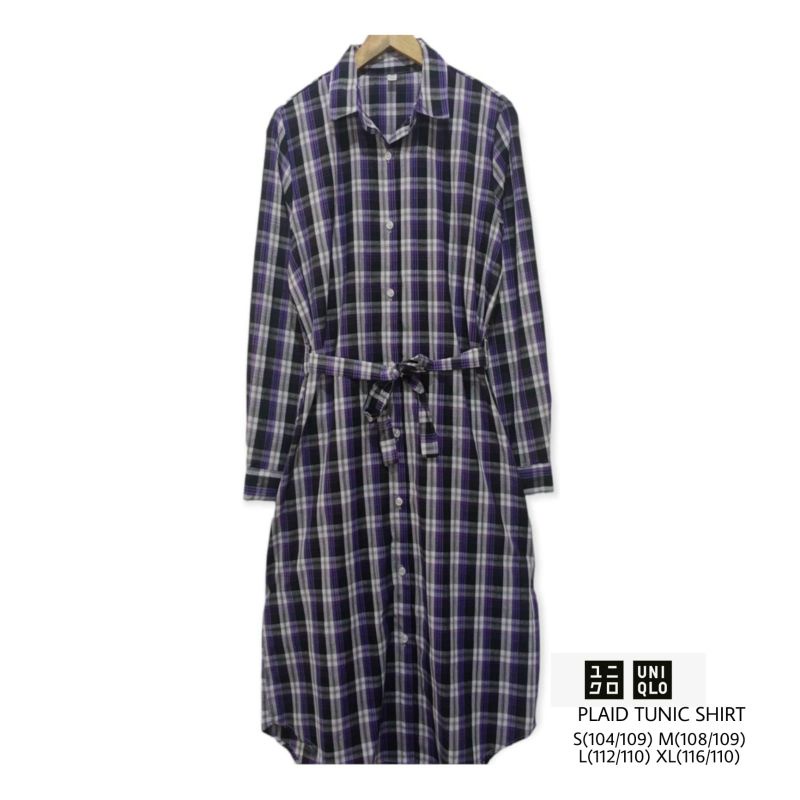 Unq plaid tunic dress