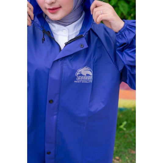 JAS HUJAN BY GARUDA SETELAN JAKET CELANA PRIA DAN WANITA BAHAN TEBAL PVC 0,25TAHAN AIR HUJAN