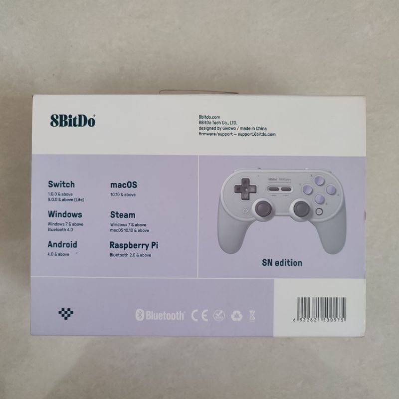 8BitDo SN 30 Pro+ SN30 Pro Plus Controller Gamepad Bluetooth Nintendo Switch Windows PC Android iOS