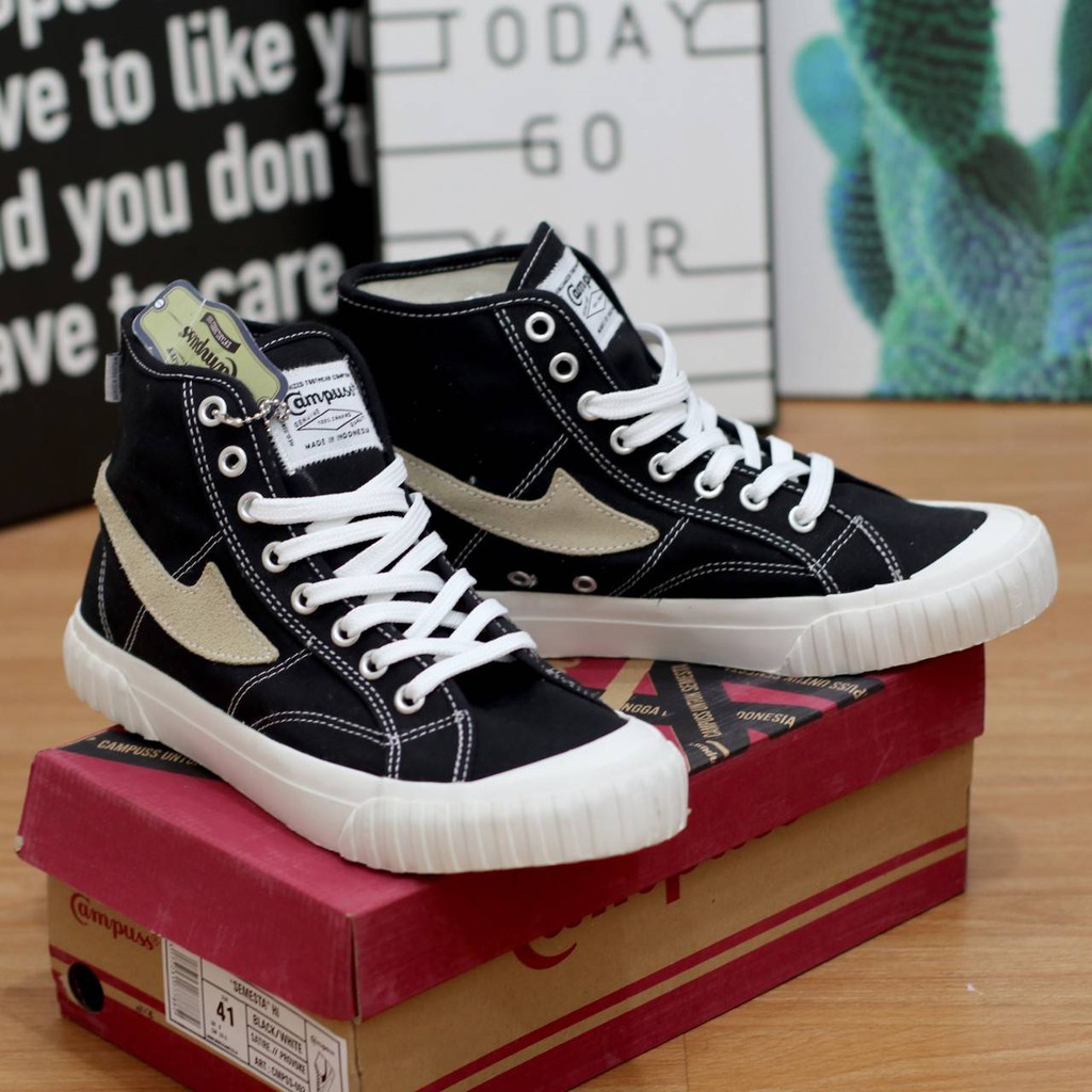 

98 Vintage High Black Campuss Original asli indonesia