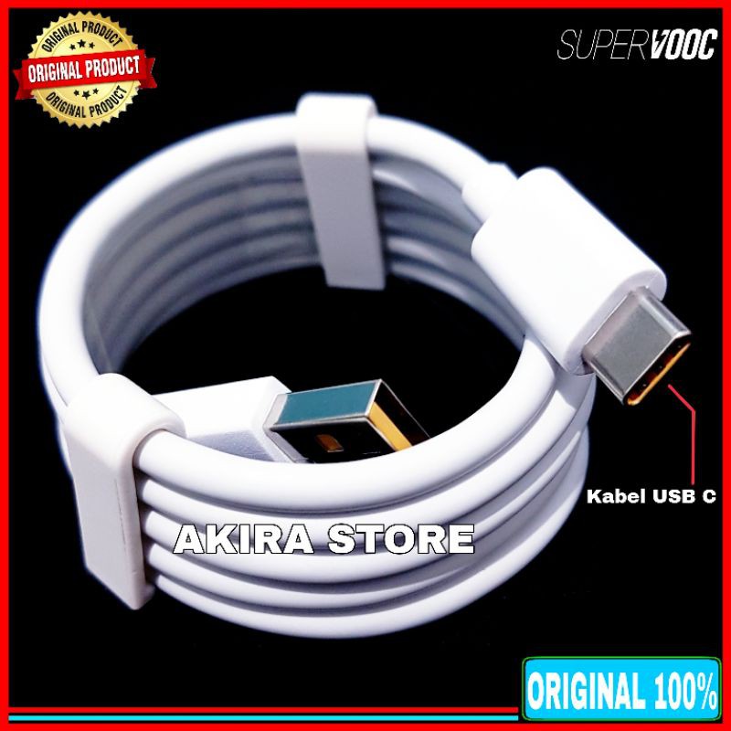 Kabel Data Oppo Reno5 Oppo Reno 5 Original 100% SUPER VOOC USB Type C