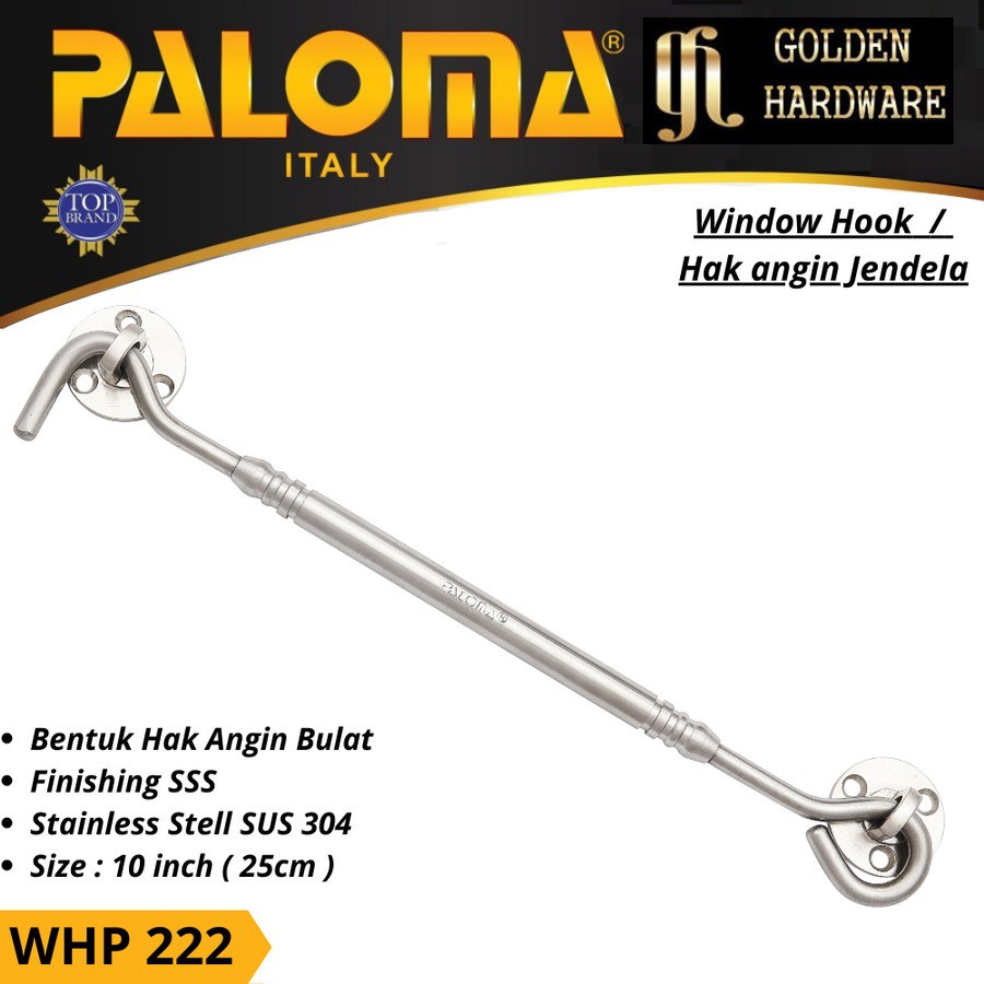 Hak angin Paloma Window Hook Paloma WHP 222