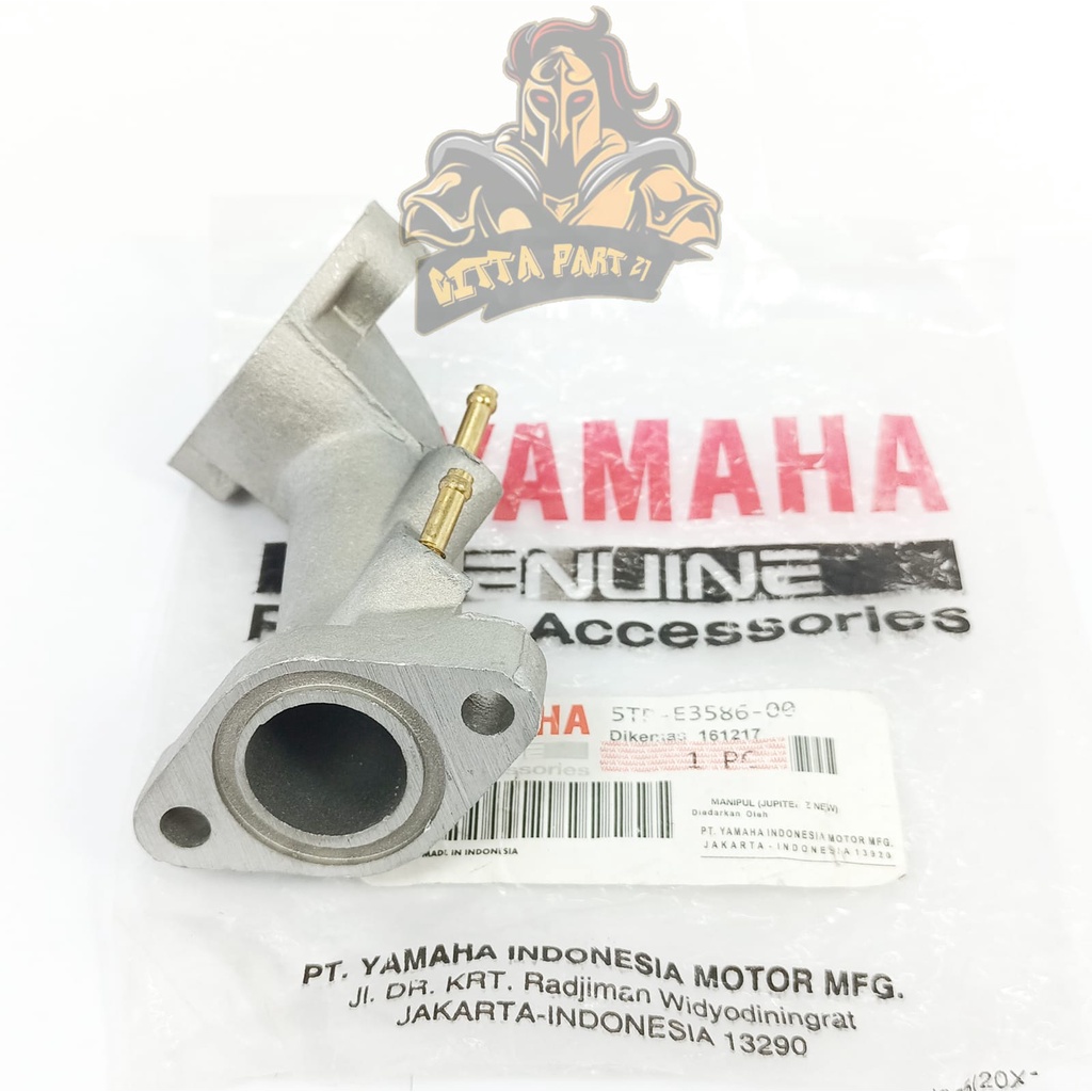 INTAKE INTAK MANIPOL MANIPUL YAMAHA 5TP KUALITAS ASLI ORIGINAL YAMAHA YGP PRESISI BAHAN BERKUALITAS TIDAK BOCOR BERFUNGSI DENGAN BAIK DAN DIJAMIN AWET JUPITER Z LAMA BURHAN VEGA R NEW