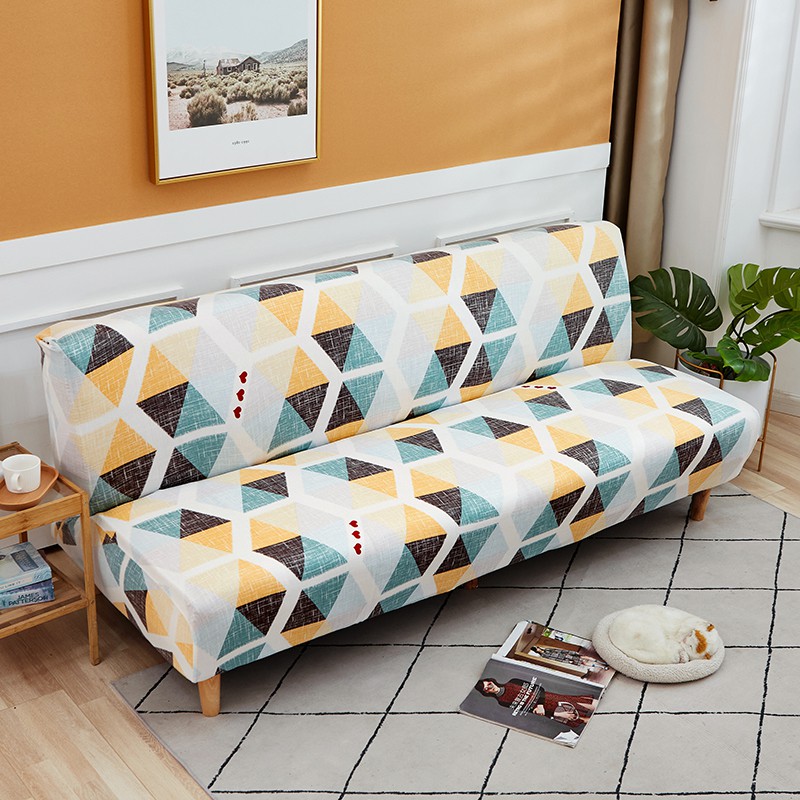 36 Motifs Bunga Garis Daun Cover Sofa Bed Universal Dengan Bahan Lembut Dan Elastis King Queen Size Sofa Bed Protector Four Seasons Shopee Indonesia