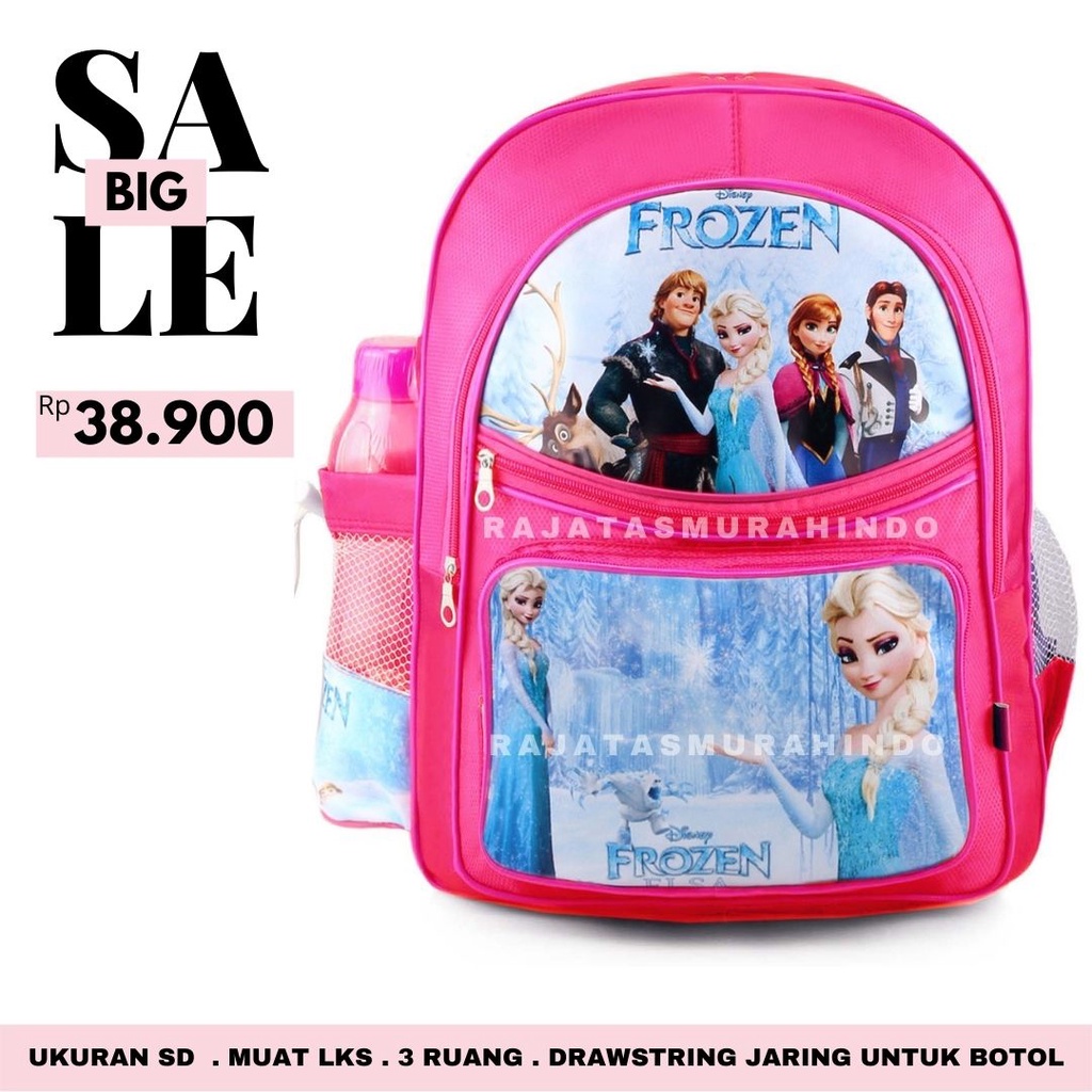 PROMO TAS ANAK - RANSEL MURAH - RANSEL SEKOLAH ANAK - TAS ANAK PEREMPUAN - RANSEL MURAH FROZEN RT05