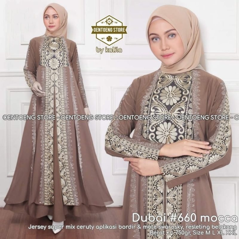 Gamis Abaya Warna Turkey Terbaru Arab Dubai Jumbo Bordir Polos Original Megastore Bahan Jersey Gamis