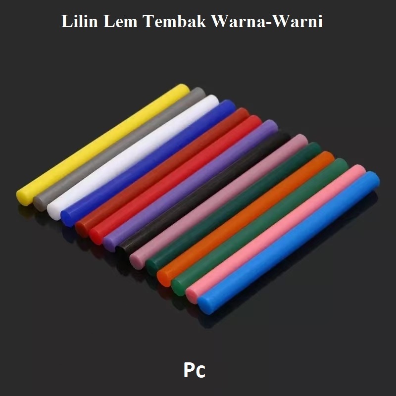 Glue Stick / Lilin Lem Tembak Warna Warni Ukuran Kecil Untuk Kerajinan Tangan Diy Harga/pc