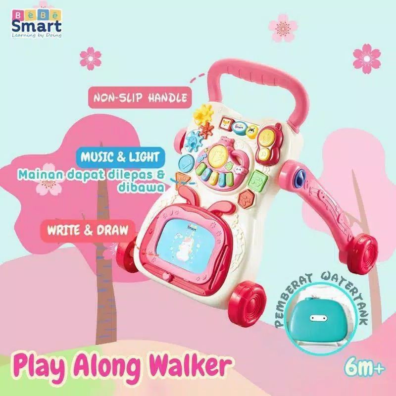 BEBE SMART PUSHALONG WALKER / SUGAR MINI CAR PUSHWALKER